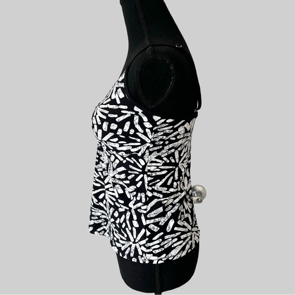 Simon Chang Stretch Tank Top Bra Included Swimwear Tankini - Picture 2 of 13